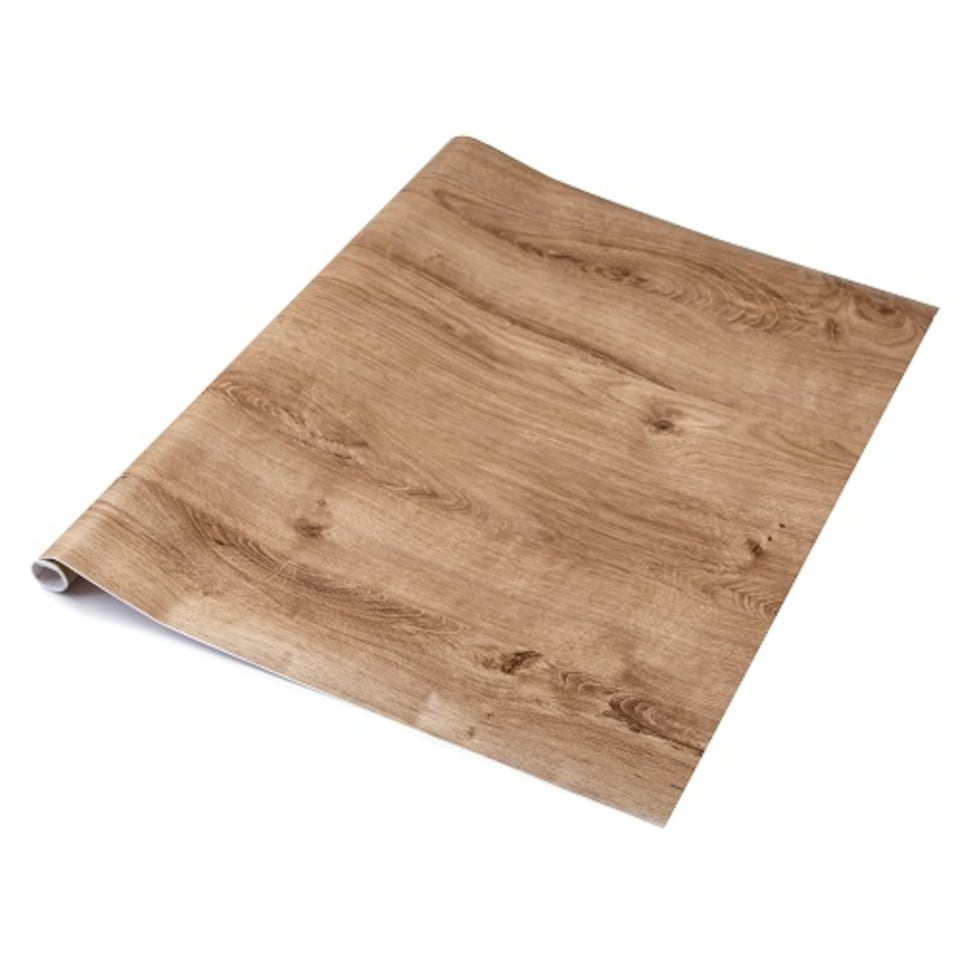 image 1 of Sticky Back Plastic Ribbeck Oak Wood Effect Kitchen Self-adhesive Vinyl Wrap for Cupboards, Doors and Worktops 67.5cm x 2m (7 rolls) - d-c-fix