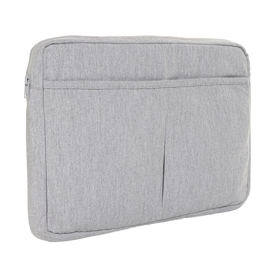 image 1 of XD Collection Laluka Recycled Cotton Aware Laptop Sleeve - Grey - One Size | Grey