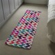 image 4 of Tropical Geometric Zig Zags (Runner Rug) Multi