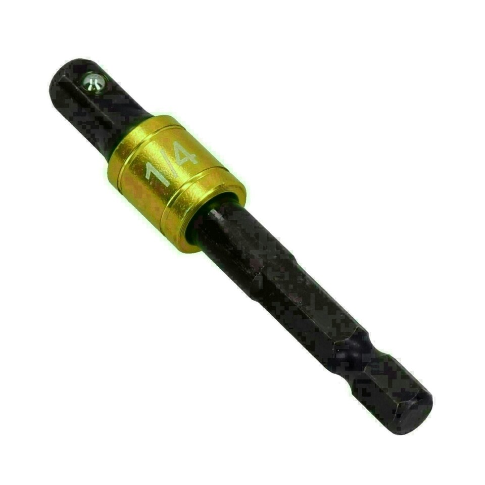 image 1 of Impact Power Extension Bar Allen Hex Socket Driver Adapters 1/4" 3/8" + 1/2"