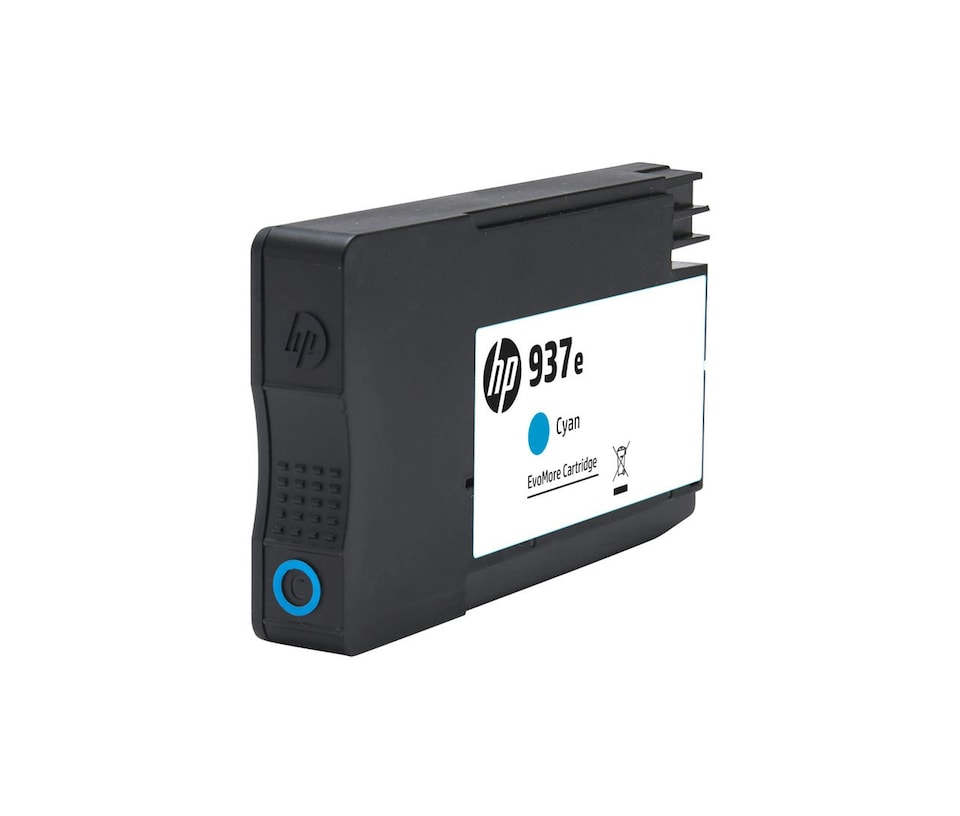 image 1 of HP 937e EvoMore Cyan Ink Cartridge Blue | HP 937e EvoMore Cyan Ink Cartridge