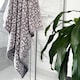 image 2 of Zero Twist Leopard Print Towels | Grey | Hand towel | 1
