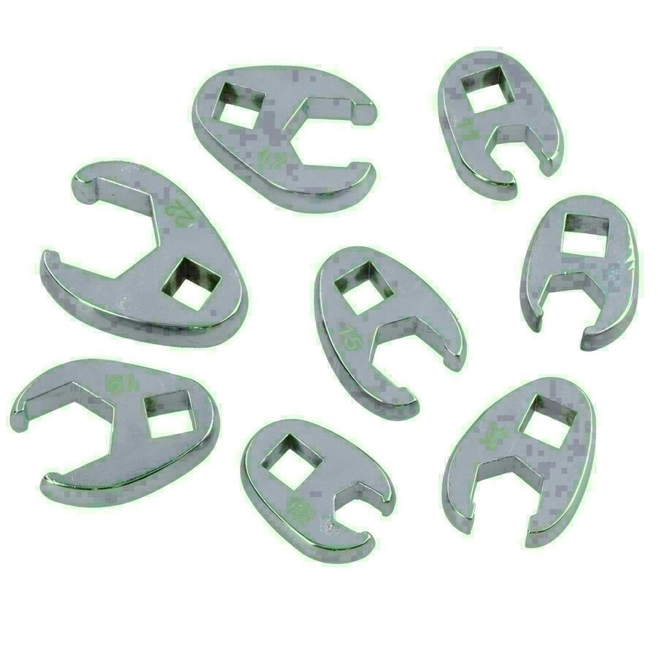 image 1 of Crows Foot / Crowfeet / Crowfoot 8pc 3/8" drive Metric sizes 10mm - 22mm TE496
