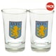 image 3 of Aston Villa FC Shot Glass Set (Pack Of 2) - Clear/Blue/Yellow - One Size
