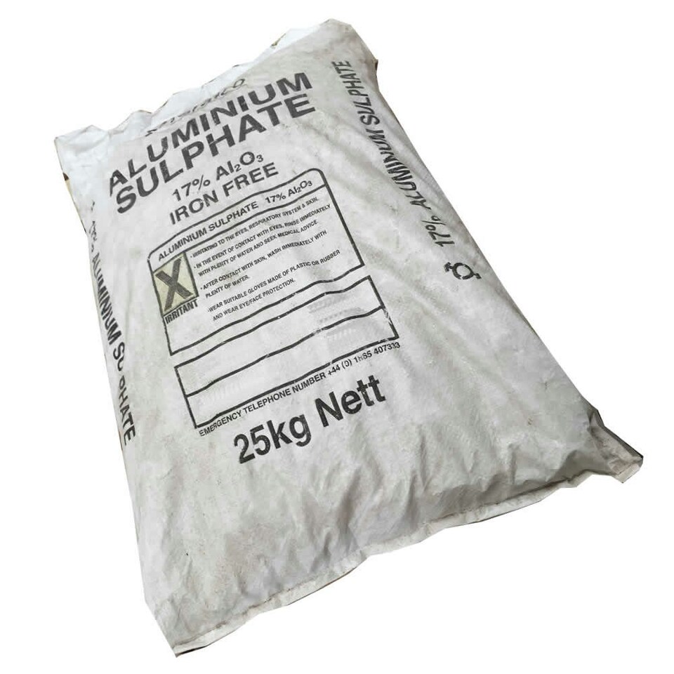 Plastica 1 x 25kg Aluminium Sulphate Kibbled