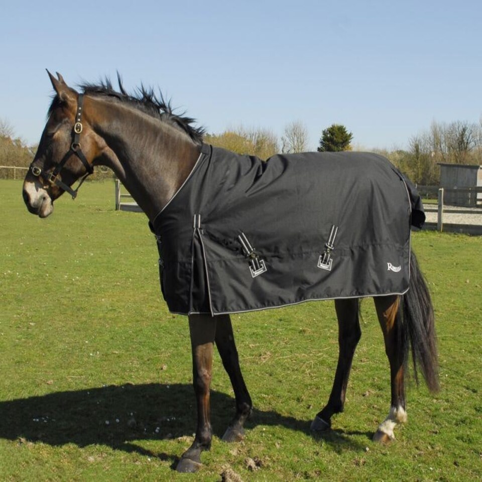 image 1 of Rhinegold Torrent Outdoor Rug | Blue | Size: 5ft 3
Colour: Navy Blue