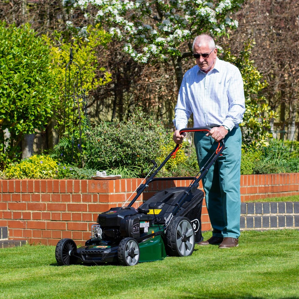 image 1 of Webb Supreme Self-Propelled Petrol Rotary Lawnmower - 46 cm or 53 cm
