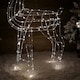 image 9 of 1.14m Outdoor Light Up Reindeer Christmas Decoration with Twinkling Warm White LEDs