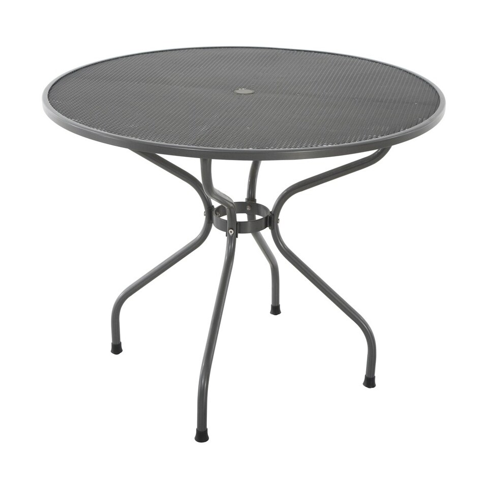 image 1 of Mesh Metal 4 Seater Dining Set with Cushions
