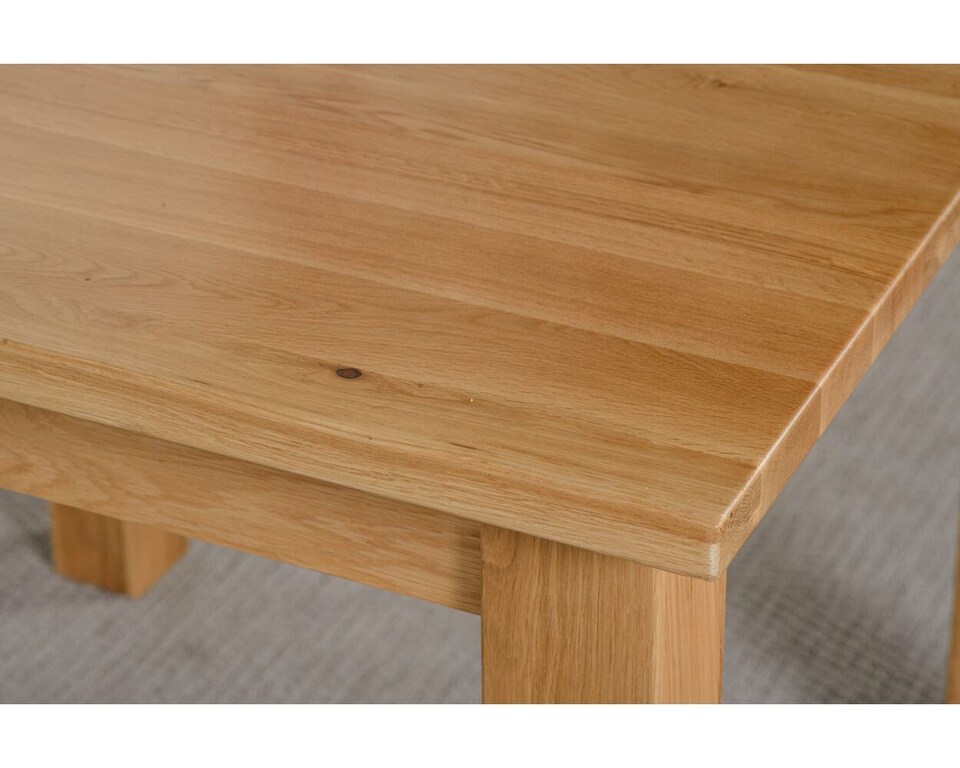 image 1 of Oslo 90cm Small Square Dining Table | Brown | Light Oak