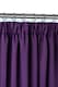 image 1 of Essential Woven Thermal Blackout Pencil Pleat Curtains 168cm x 228cm Amethyst | Purple | Purple