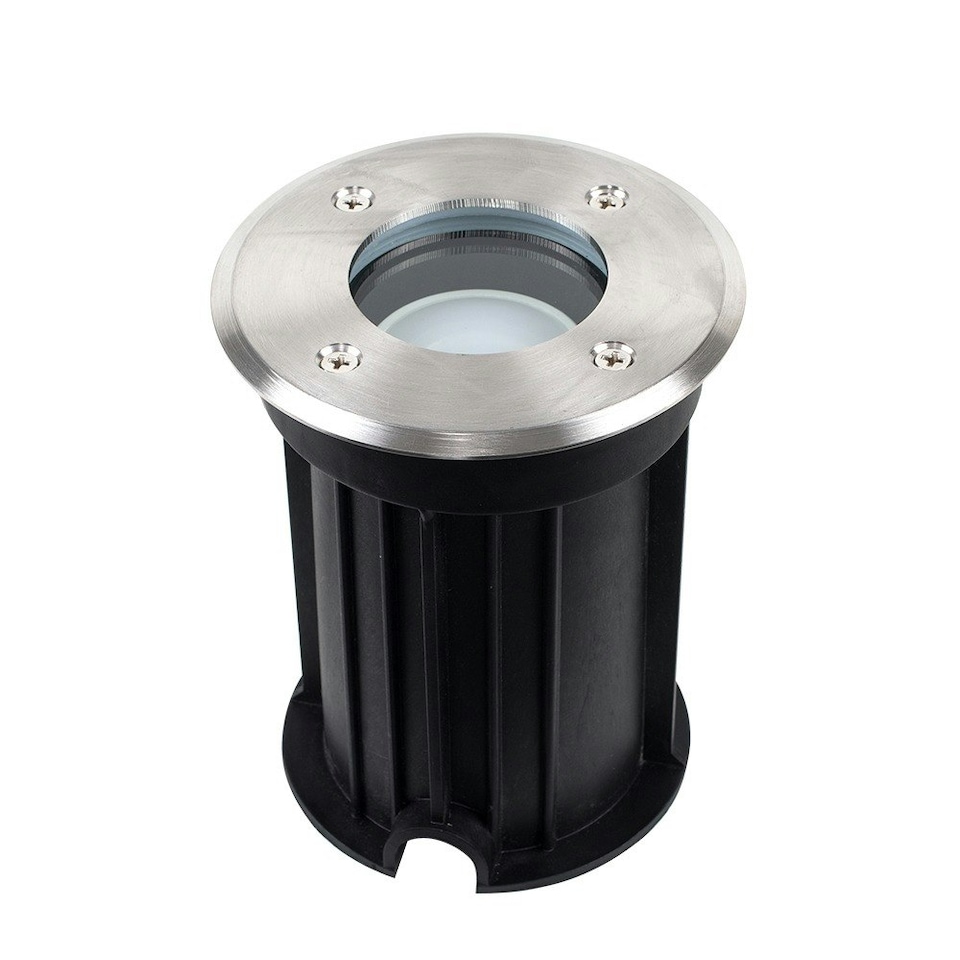 image 1 of ValueLights Sussex Bushed Chrome IP54 Rated Outdoor Garden Walk Over Light