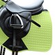 image 2 of Weatherbeeta Prime Jump Shaped Saddle Pad - Lime Green - Pony