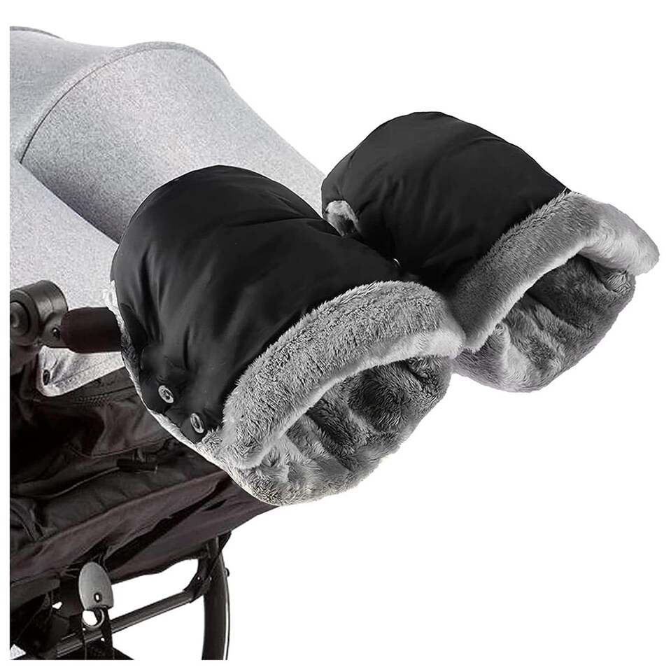 image 1 of Pram Mittens Pack of 2 Stoller Hand Warmers Waterproof Buggy Handle Gloves