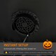 image 6 of HOMCOM 9FT Inflatable Halloween Pumpkin Ghost with Build in LED,  Outdoor Lighted Blow Up Inflatables for Party Indoor, Garden, Lawn