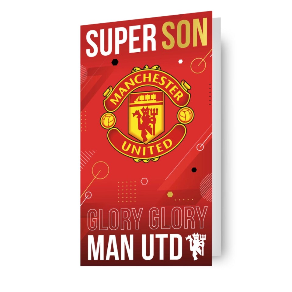 image 1 of Manchester United FC Son Birthday Card