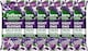 image 1 of Zoflora Midnight Blooms Large Biodegradeable Wipes, Antibacterial, 6x70 Wipes, Multi-Surface Disinfectant, Removes Odours & Kills 99.9% of Bacteria & Viruses
