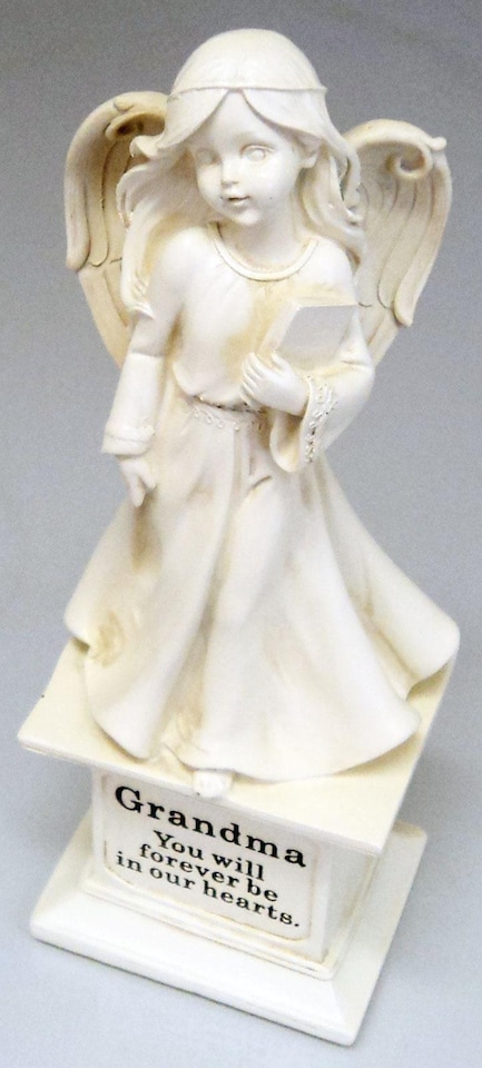 image 1 of Graveside Memorial Angel 24cm Figurine - Grandma
