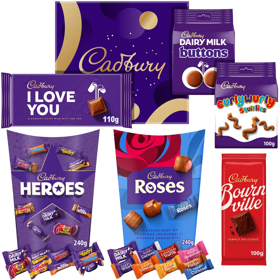 image 1 of Cadbury "I Love You" Large Chocolate Gift Box