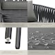 image 5 of Accent Chair Valeiras - woven rope design, thick cushions, 60 x 61 x 77cm | Grey | dark grey/dark grey | One Size | 6
