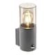image 1 of CGC BLUEBELL Dark Grey Cylinder Wall Light with PIR Motion Sensor Grey