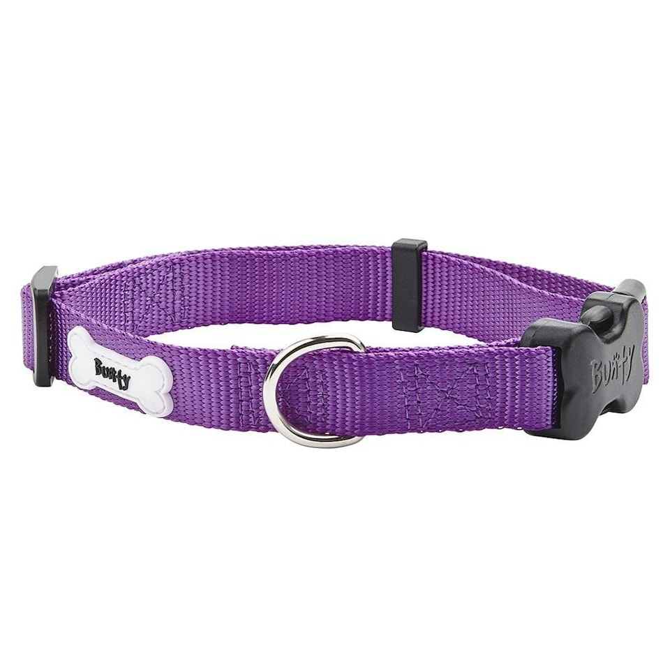 image 1 of Nylon Dog Collar, Middlewood Black | L