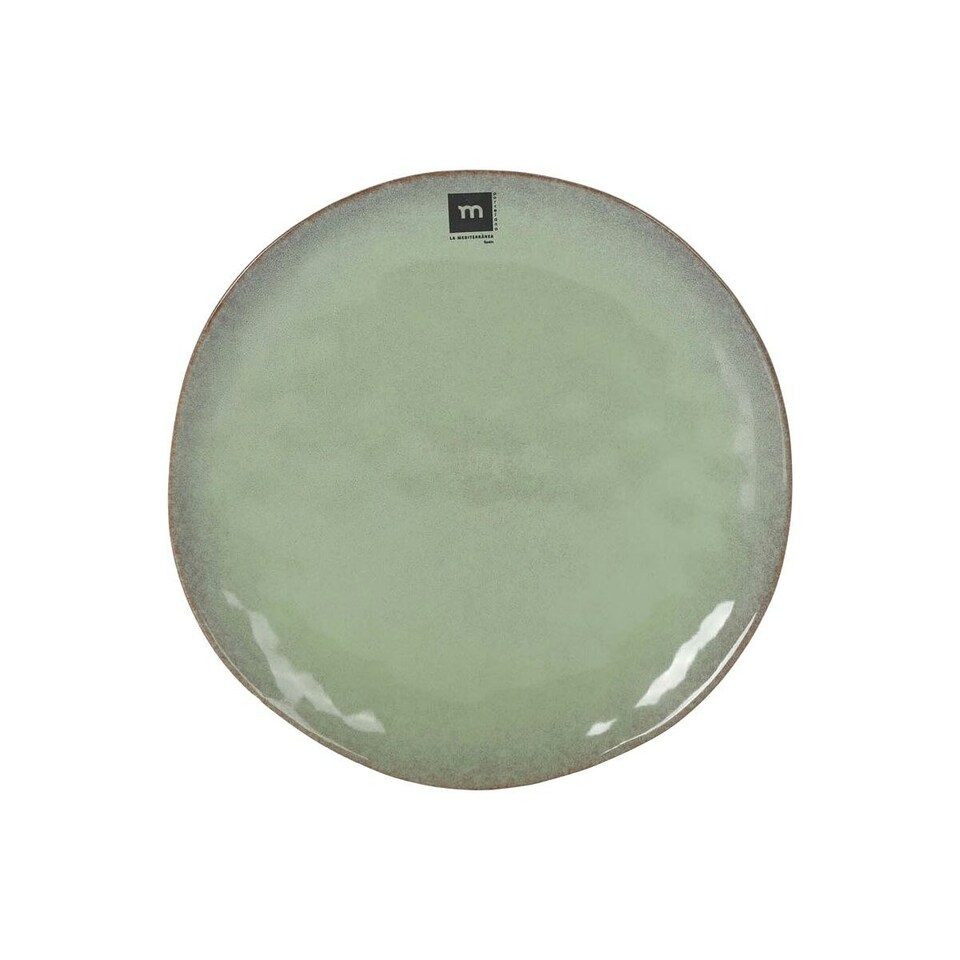 image 1 of Flat Plate La Mediterránea Macarella green Ø 26,5 cm (12 Units) N/A