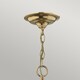 image 2 of Gentry 6 Light Large Ceiling Lantern Pendant Polished Brass, E14