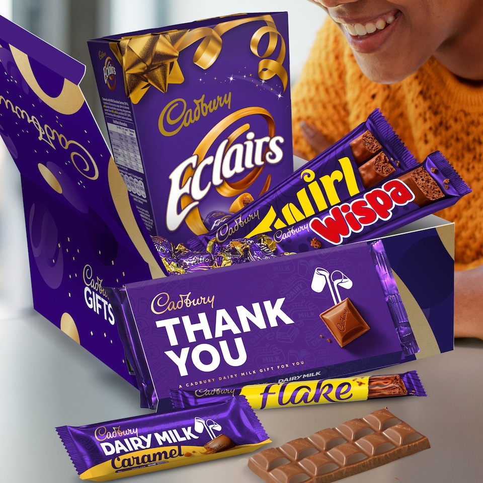 image 1 of Cadbury "Thank You" Chocolate Gift Box