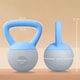 image 5 of SPORTNOW Kettlebell with Soft Body and Non-Slip Handle | Blue | Light Blue and Grey