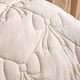 image 4 of OHS Bow Lattice Coverless 7.5 TOG Duvet Bedding Set with Pillowcase | White | Ivory | Single