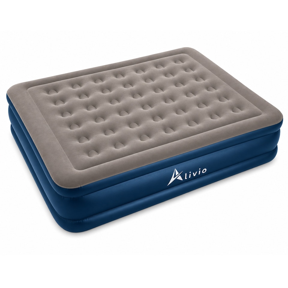 image 1 of Alivio Inflatable Airbed Mattress with Built-in Electric Pump - Air Mattress (Double)