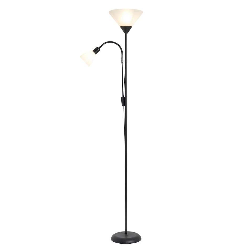 image 1 of BHS Mother & Child Floor Lamp, Black