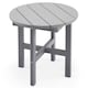 image 1 of VonHaus Westport HDPE Grey Adirondack Side Table