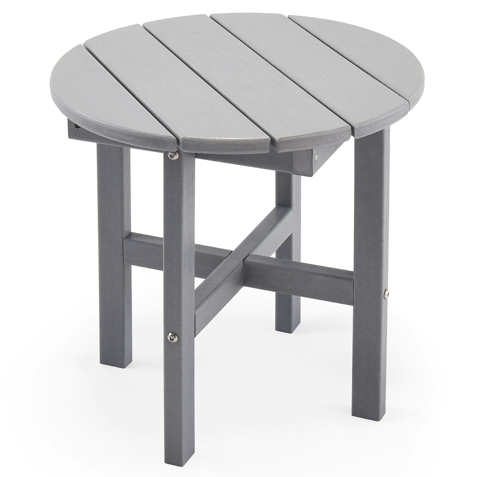 image 1 of VonHaus Westport HDPE Grey Adirondack Side Table