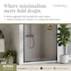 image 5 of Balterley Ruwa Toughened Safety Glass Sliding Shower Door - Balterley | Black | Matt Black | 1