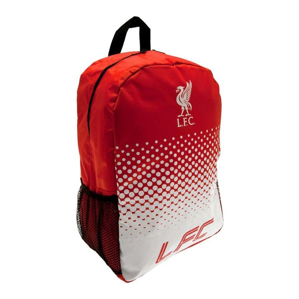 image 1 of Liverpool FC Official Football Fade Design Backpack/Rucksack - Red/White - One Size