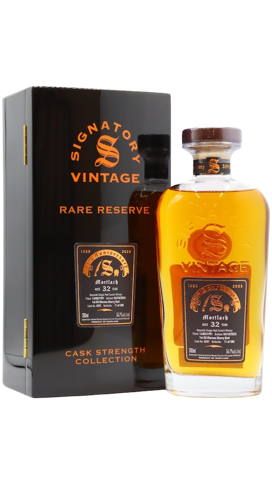 Mortlach - Signatory Vintage 35th Anniversary - Single Cask No. 4241 1991 32 year old Whisky