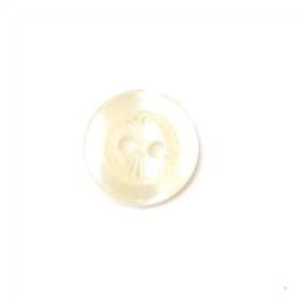 Crendon Yellow Round Geometric Inset Buttons for Dressmaking - 13mm - per value pack of 65