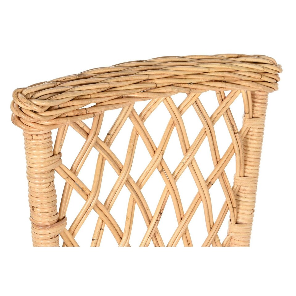image 1 of Chair DKD Home Decor White Natural 45 x 55 x 85 cm 45 x 55 x 90 cm 47 x 58 x 90 cm White