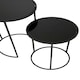 image 5 of Avento Set Of Two Round Black Plant Stands Black