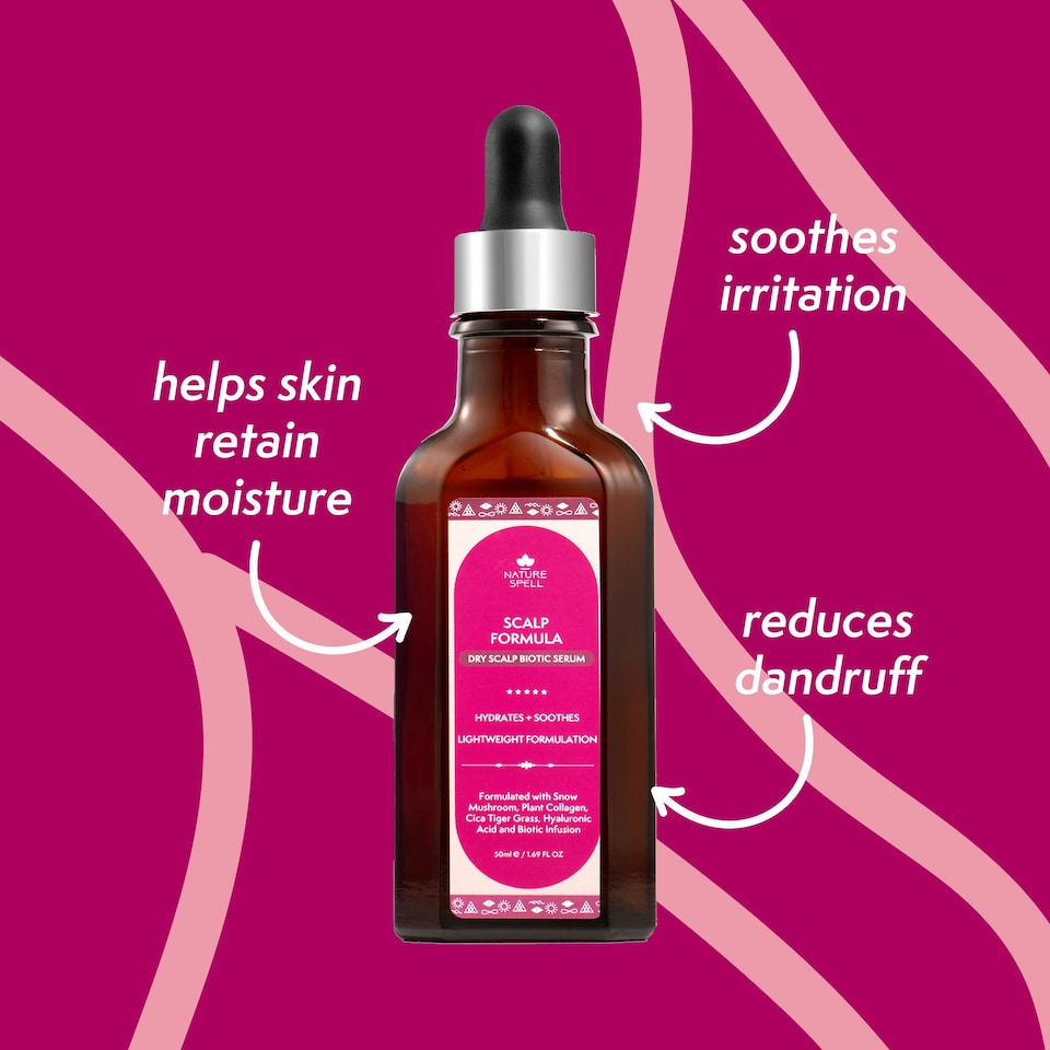 image 1 of Nature Spell Dry Scalp Formula Serum with Hyaluronic Acid + Plant Collagen