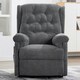 image 6 of Barnsley Fabric Electric Dual Motor Rise Recliner Mobility Armchair (Charcoal)
