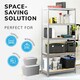 image 7 of Boltless 5 Tier Shelving Racking Heavy Duty Steel Shelf Unit Shed Garage Home Silver