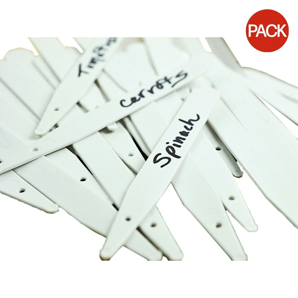 image 1 of Ambassador Plant Labels (Pack of 100) - White - 10cm