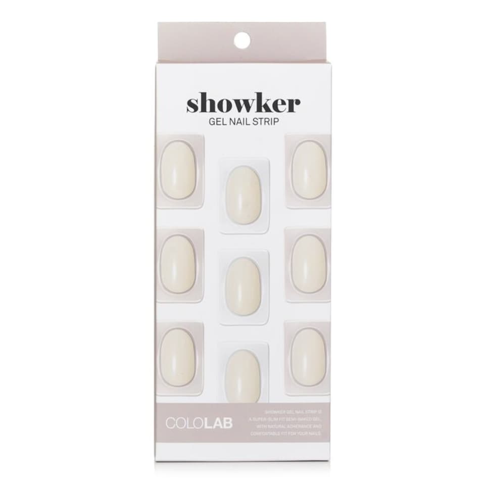image 1 of Showker Gel Nail Strip # Csf211 Sweet Vanilla - 1pcs