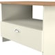 image 5 of Albert Bottom Drawer Coffee Table in Cream Ash & Riviera Oak (Ready Assembled) | Cream | Cream Ash & Riviera Oak