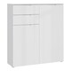 image 1 of Sienna Chest of Drawers in White/White High Gloss