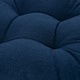 image 5 of Harbour Housewares Round Garden Chair Seat Cushions - Navy - Pack of 4 Blue