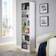 image 2 of Bookcase Display Shelf Freestanding Book Storage Unit Home Living Room Furniture | White